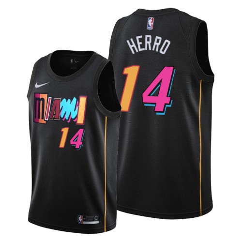 Black MIA Miami Heat #14 Fan Edition Jersey Quality NBA Fan Apparel