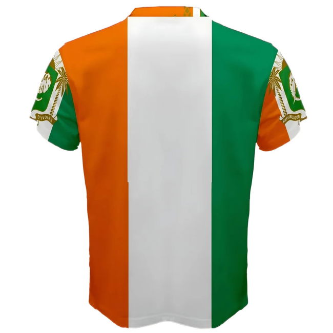 Performance-Driven Match-Ready Ivory Coast Coat Of Arms Sublimated