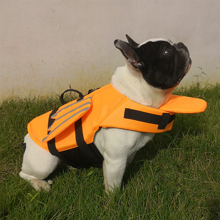 Floatpro - Safe French Bulldog Life Swimming Vest For Frenchie Pups