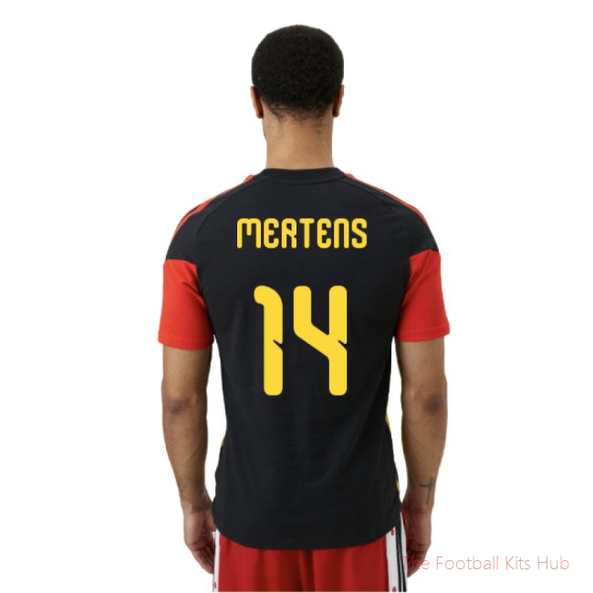 2026-2027 Belgium Training Tee (Black) (Mertens 14)