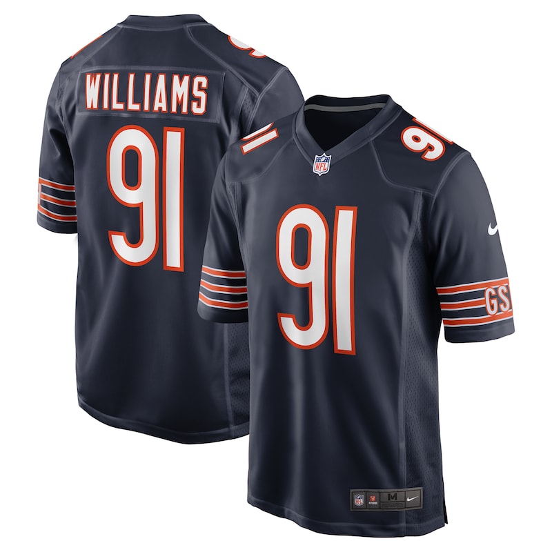 None Chris Williams Record-Breaker CHI Bears Elite Jersey Game Day Wea