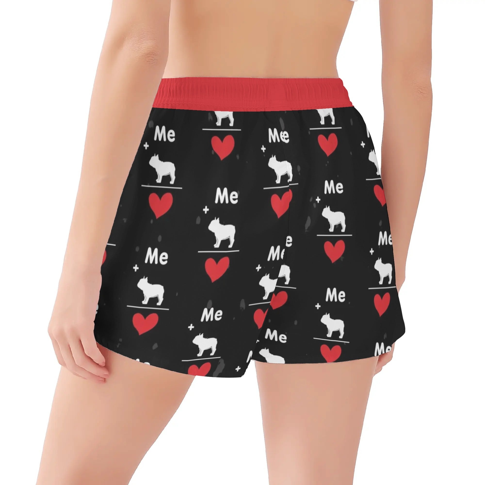 Everyday Frenchie-Fan Gaston - Womens Beach Shorts for Daily Life