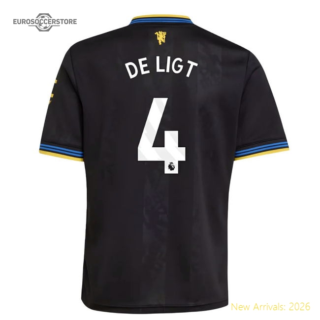 Top-grade 2025-2026 Man Utd Third Shirt (kids) (de Ligt 4)