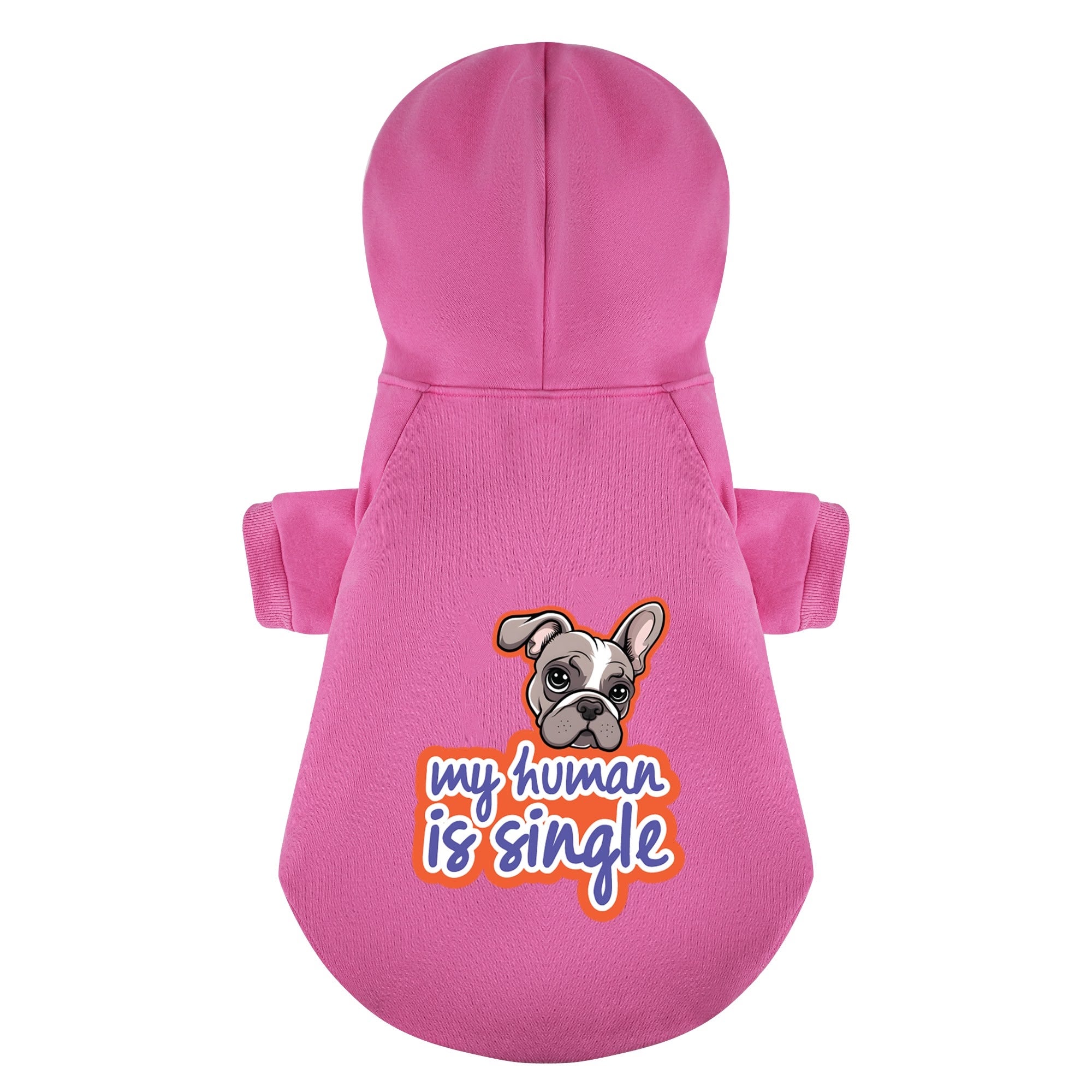 French Bulldog My Human Is Single Personalized French Bulldog Hoodies