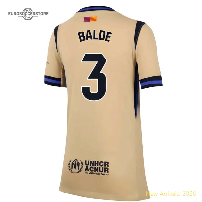 Barcelona Away Pro Jersey Athletic Fit Athletic Fit Moisture-wicking