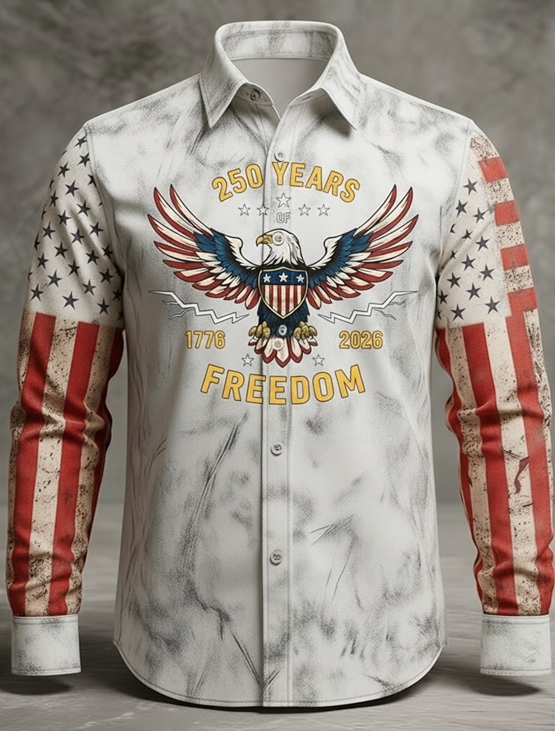 Men's 4th of July U.S. 250th Anniversary Jesus US Flag Shirt Button Up Shirt Short Sleeve Patriotic Outdoor Holiday Summer Spring Turndown 3D Print Collared Shirts Black 1 Black