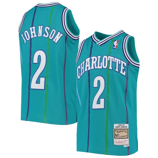 Larry Johnson CHA Swingman Jersey - trendy Basketball athletic
