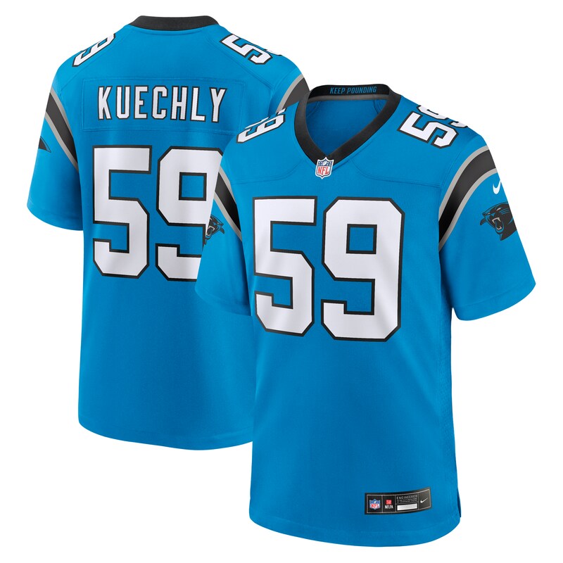 None Luke Kuechly Record-Breaker CAR Panthers Game-Ready Jersey