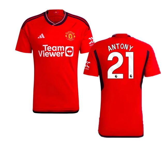 Official 2023-2024 Man Utd Home With Classic Design - Perfect Fit