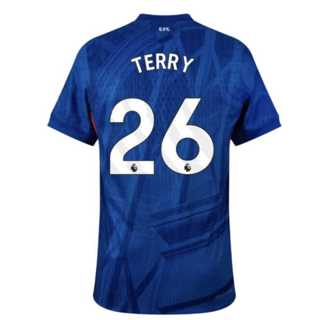 Official 2025-2026 Chelsea Home Authentic Shirt (terry 26) - Premium