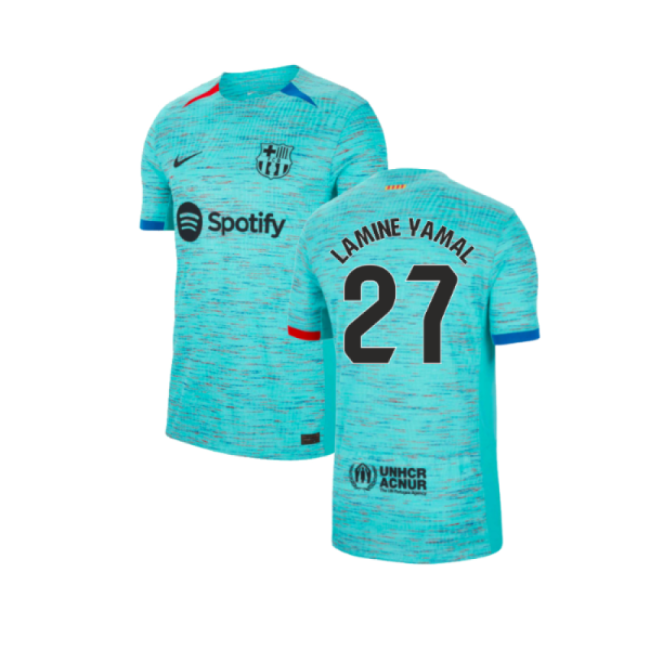2023-2024 Barcelona Third Retro Football Shirt (Lamine Yamal 27)