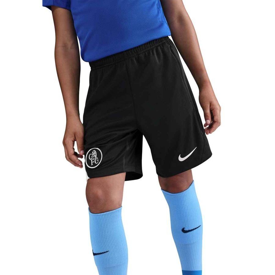Chelsea Training Shorts Dri Fit Strike 3rd Jet Black/field Silver Kids