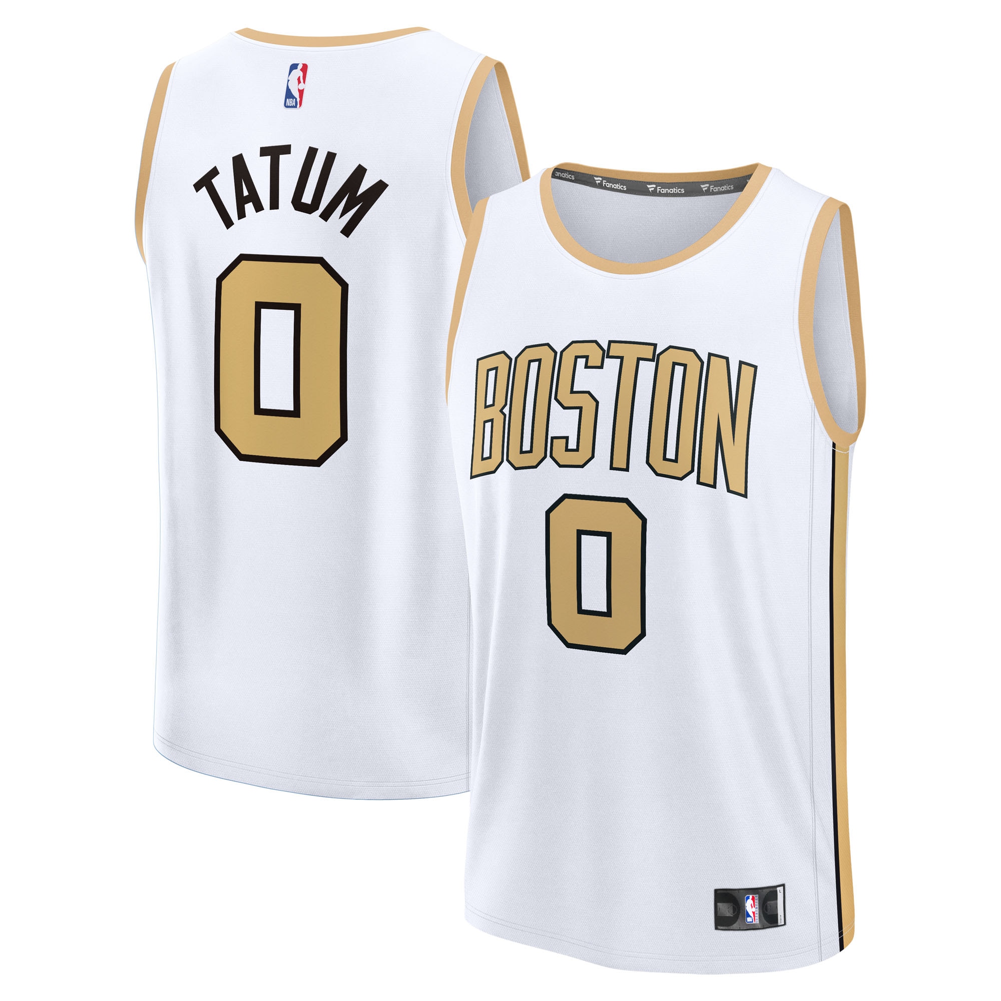 [LK] Jayson Tatum #0 Boston Celtics 2025/26 City Edition Fast Break Jersey - White