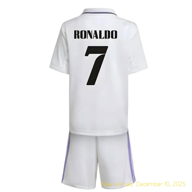 2022-2023 Real Madrid RM Performance Home Mini Kit (RONALDO 7)