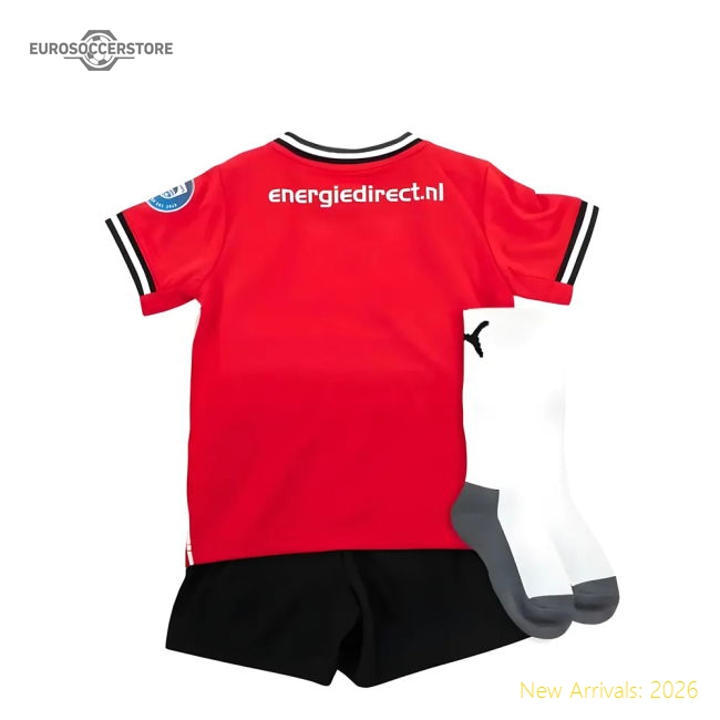 2020-2021 Psv Eindhoven Home Little Boys Mini Kit