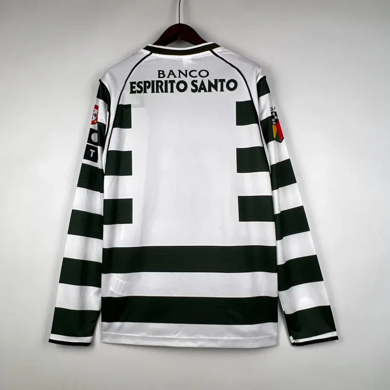 Cheap 2001-2003 Sporting Lisbon Long Sleeve Jersey retro kit