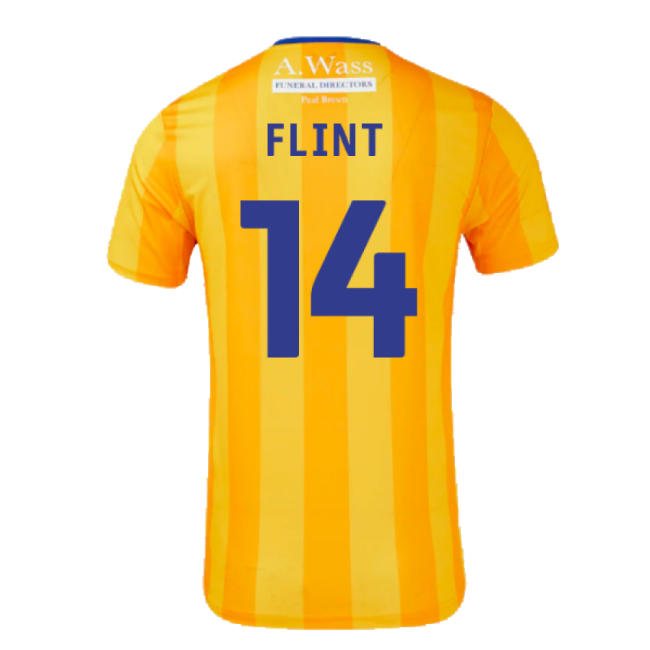Licensed Football Mansfield Town Home Shirt Flint #14 Authentic De...