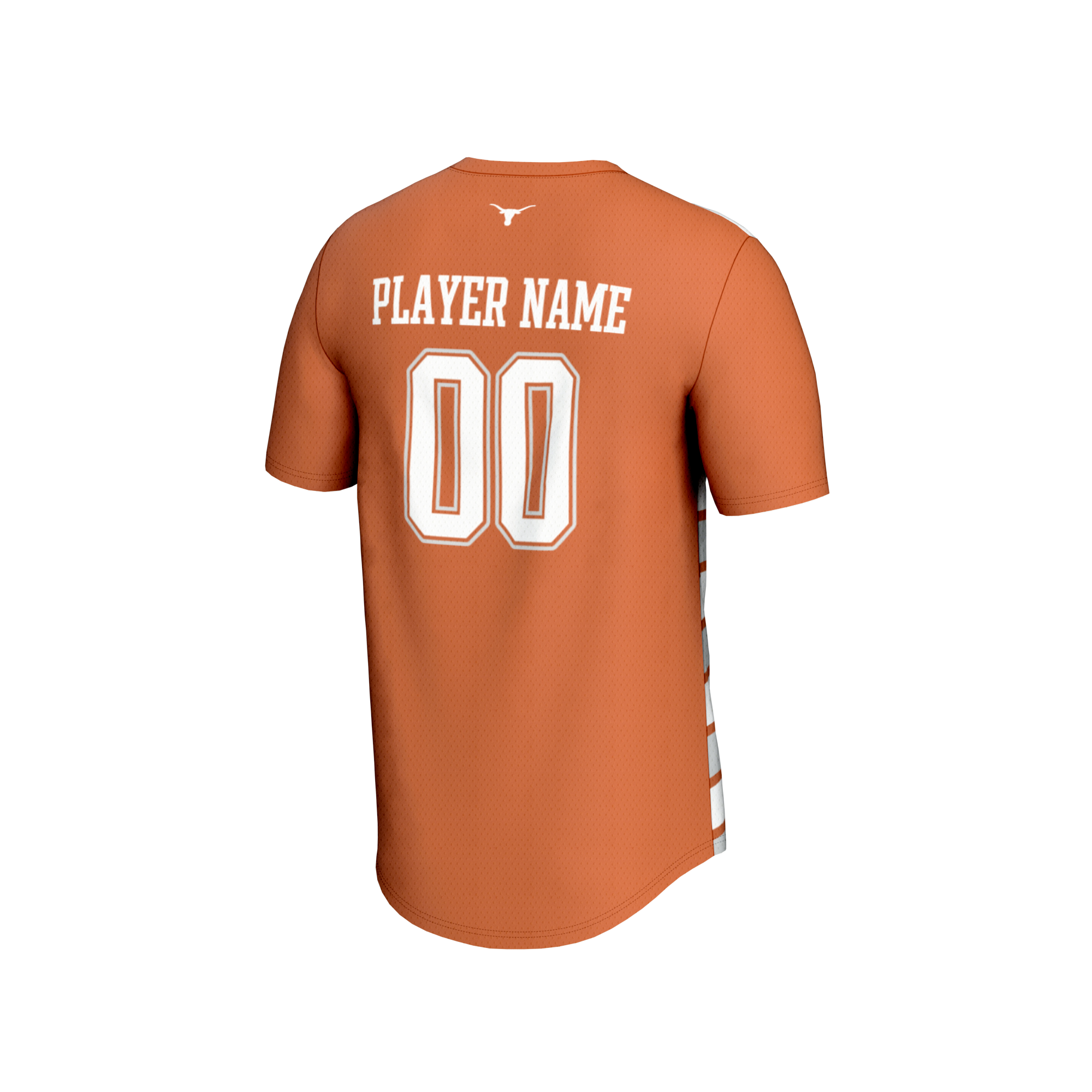 [NJP] Texas Longhorns GameDay Greats Unisex NIL Pick-A-Player Collegiate Women's Soccer Lightweight Fashion Jersey - Texas Orange/White