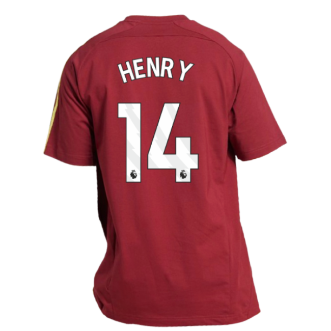 Henry 14 Licensed 2025-2026 Arsenal Premier League Home Uniform