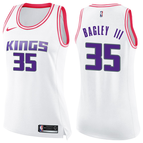 Performance SAC Marvin Bagley #35 2024 Icon Swingman NBA Jersey White