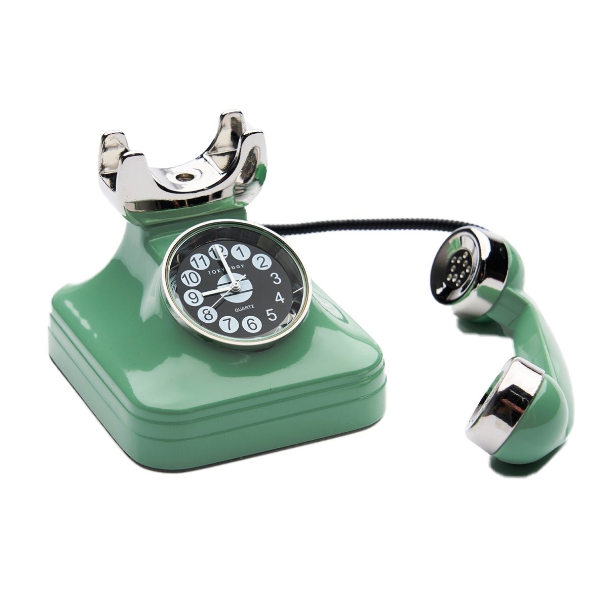 Telephone Clock | Green