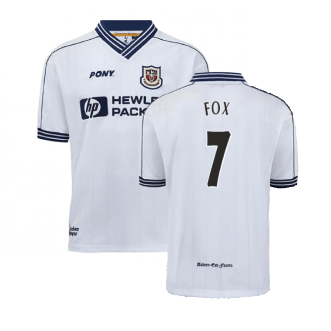 Official 1997-1999 Tottenham Home Pony Retro Shirt (fox 7) - Premium