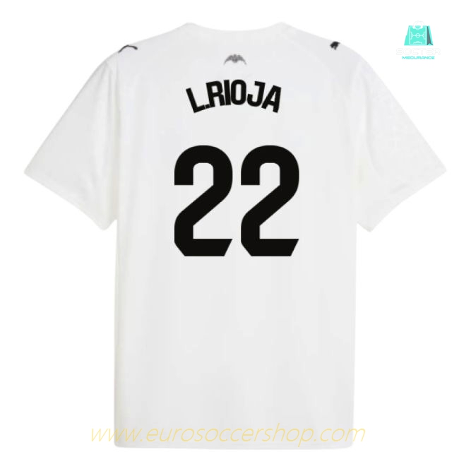 2025-2026 Valencia Home Shirt (L.Rioja 22)