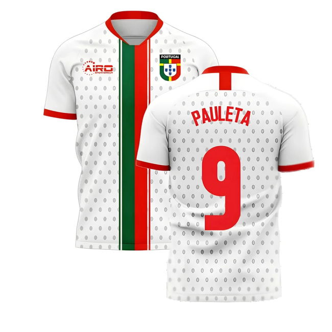 Portugal 2025-2026 Away Concept Football Kit (Libero) (Pauleta 9)