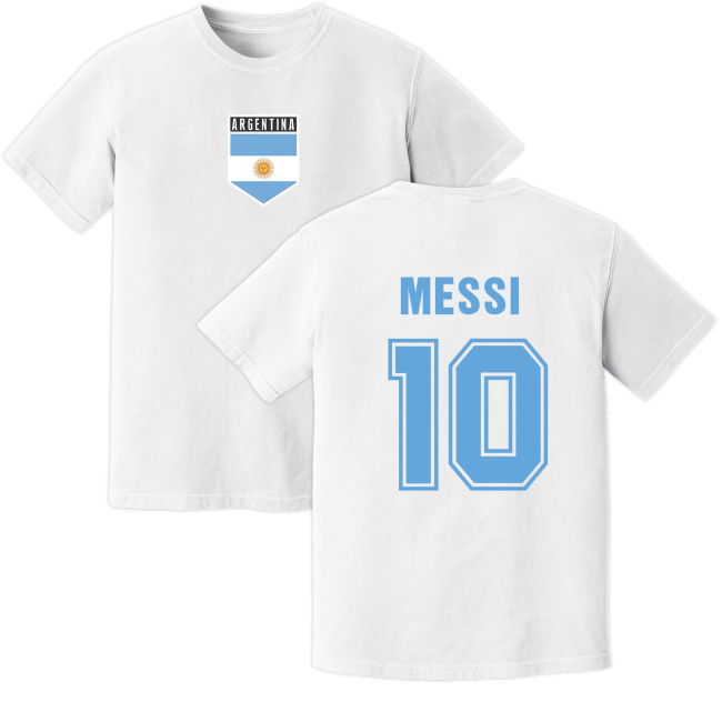 Messi Argentina Training Jersey (White)