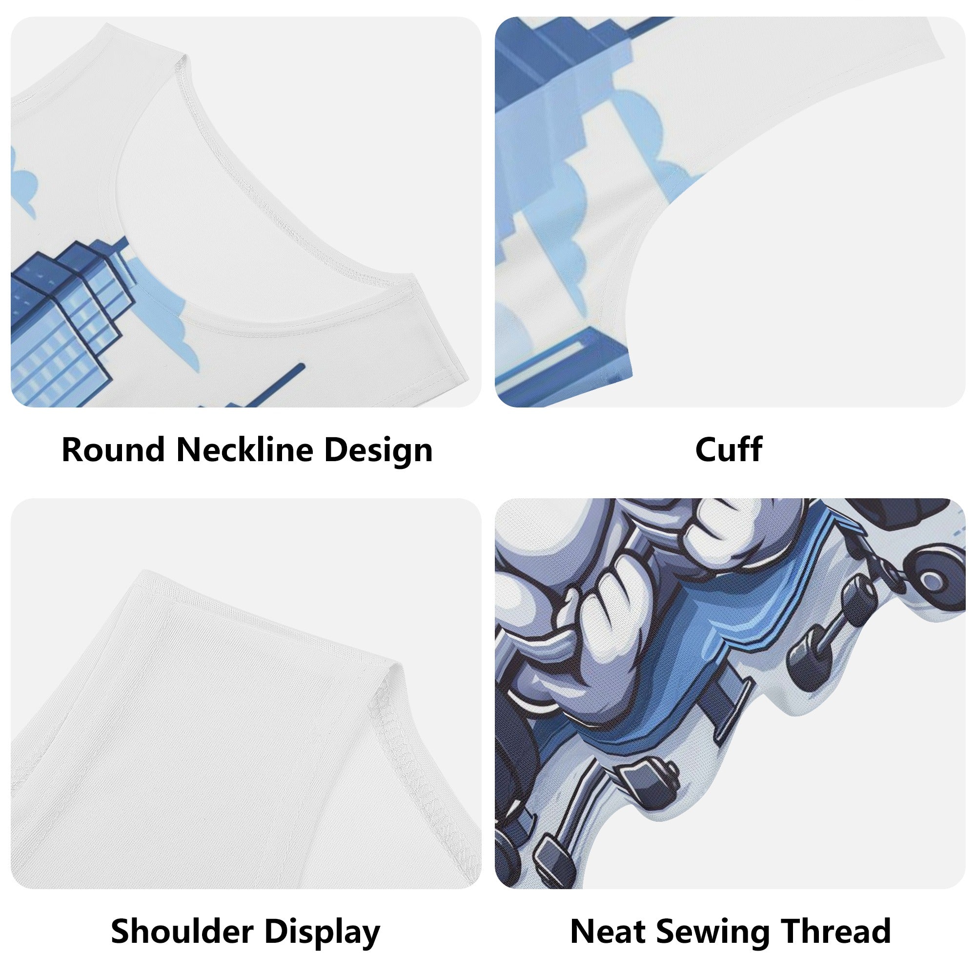 Tucker - Non-slip Men Tank Tops Pet Gear | Breed-optimized