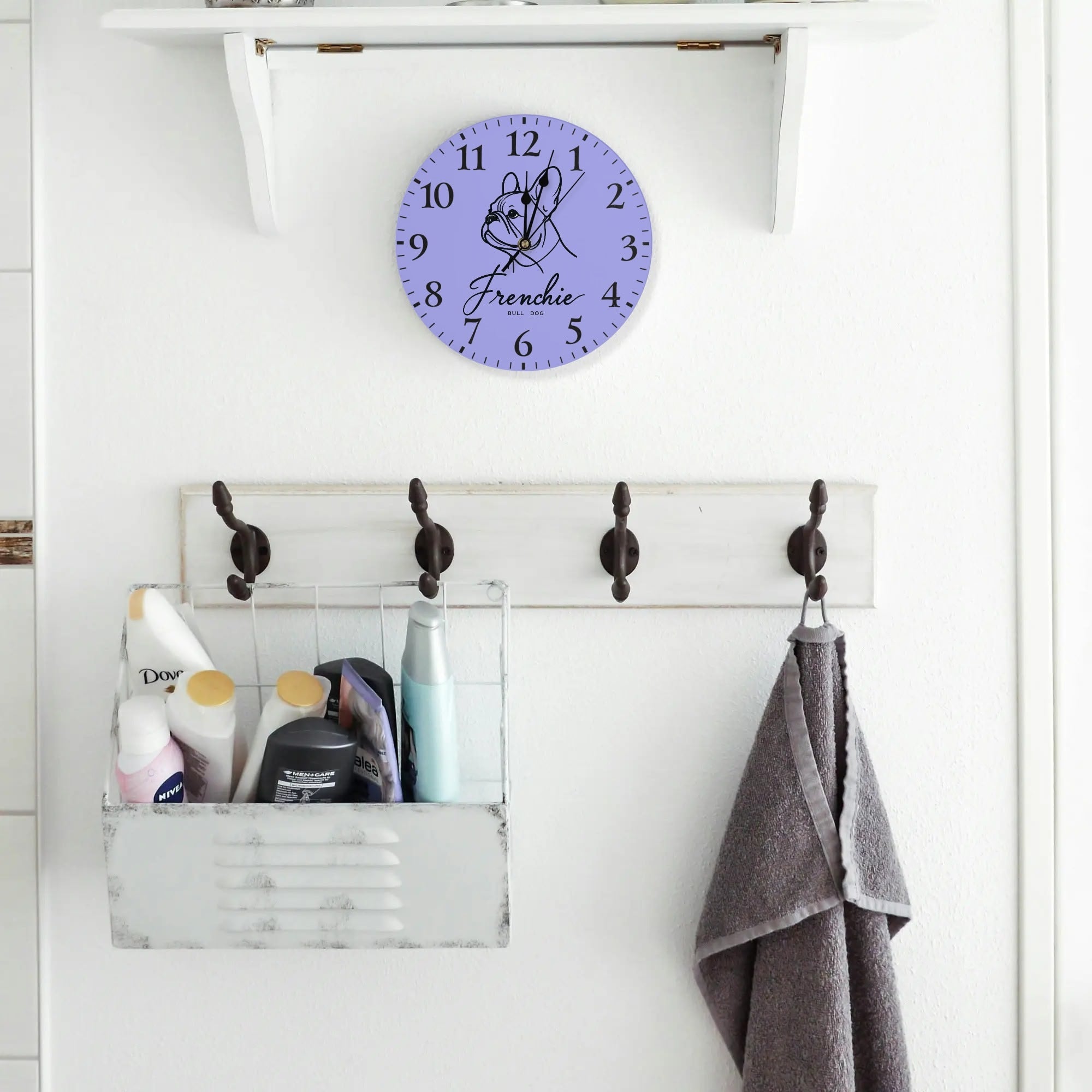 Mia - Vet-recommended Frameless Wall Clock Summer Wear | Safe For Paws