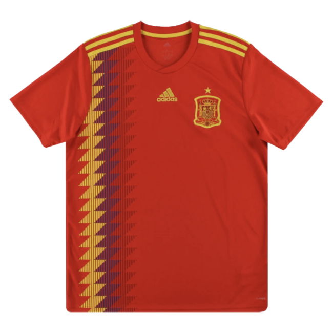 High-Quality Original Spain 2018-2019 Spain Home Shirt Perfect for Fans