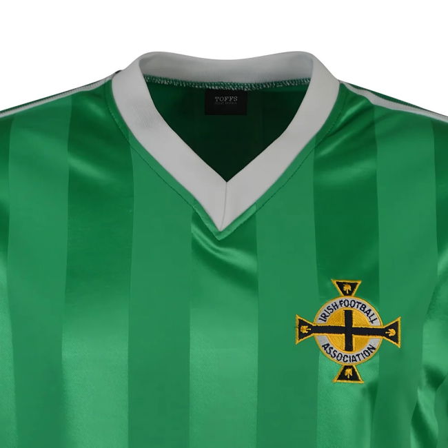 Northern Ireland 1983 Polyester Retro Football Shirt Euro