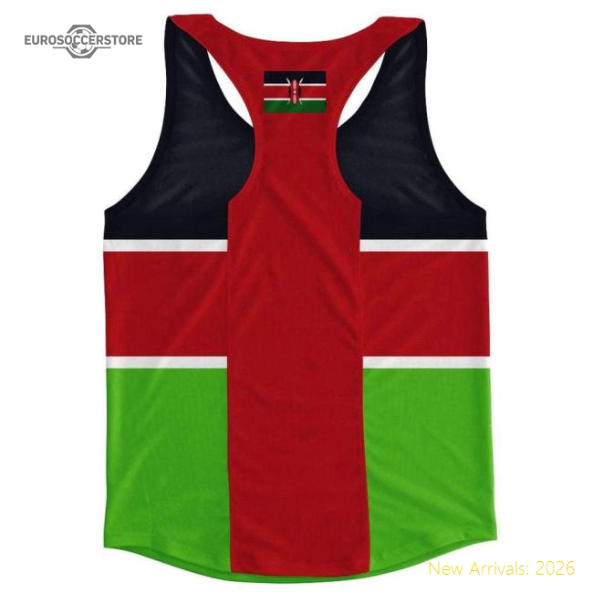 Kenya Flag Running Vest - Supporter Edition - Match Quality