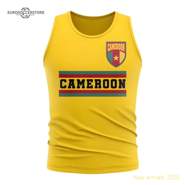Top-grade Cameroon National Team Core Football Country Sleeveless T