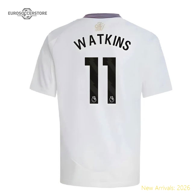 Elite Away Aston Villa Watkins Jersey 2024-2025 Moisture-wicking
