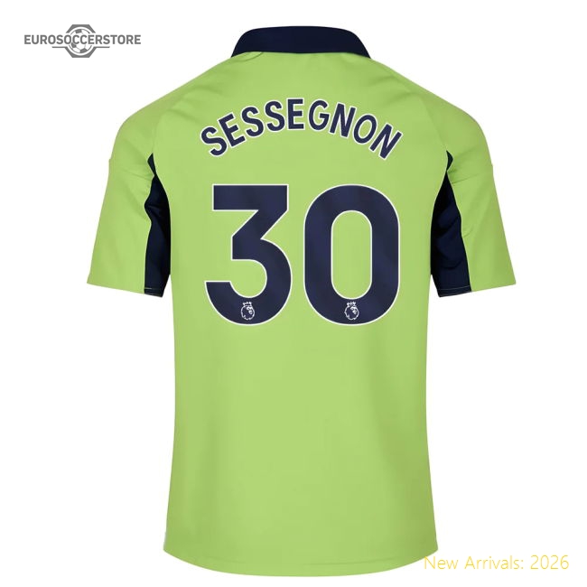 Match-ready Fulham Away Sessegnon Jersey 2025-2026 Comfortable