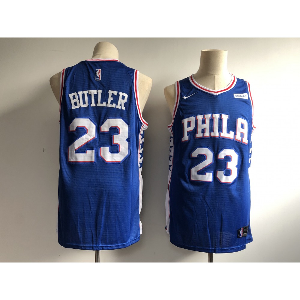 Collector's Item Durable Men's Sixers #23 Jimmy None Basketball Jersey