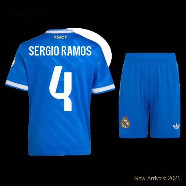 2025-2026 Football Team Mini Premium Sergio Ramos Performance Fabric