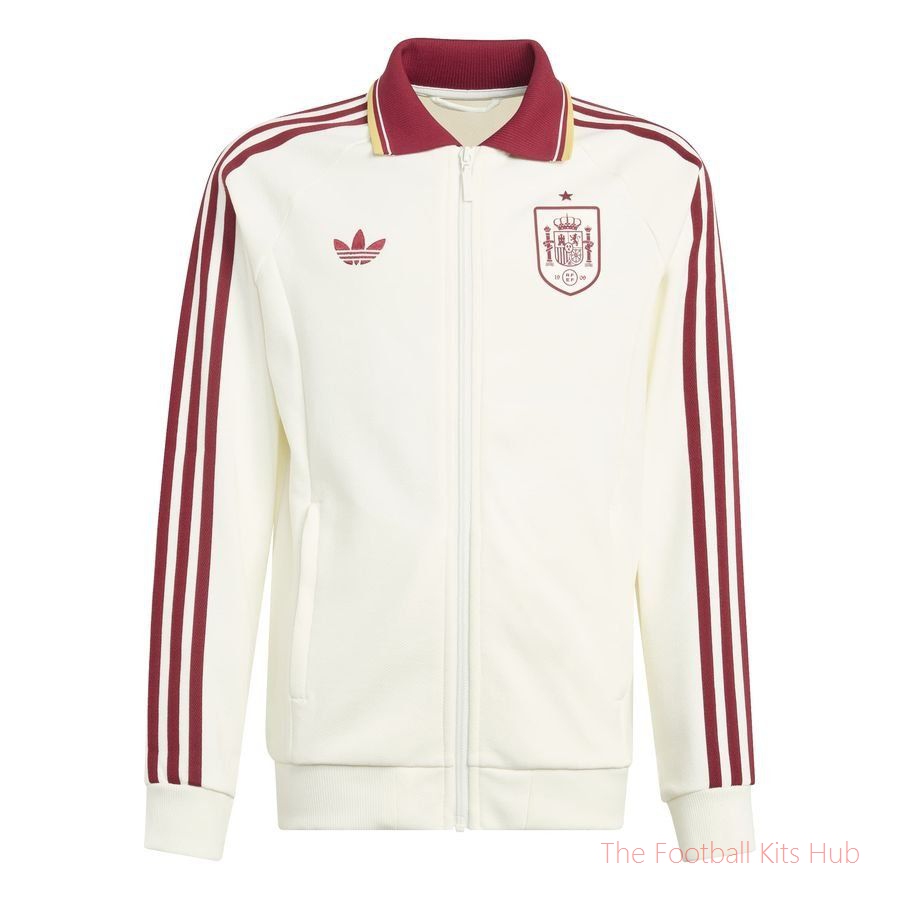 Spain Jacket Anthem Away OG World Cup 2026 - Off White Kids