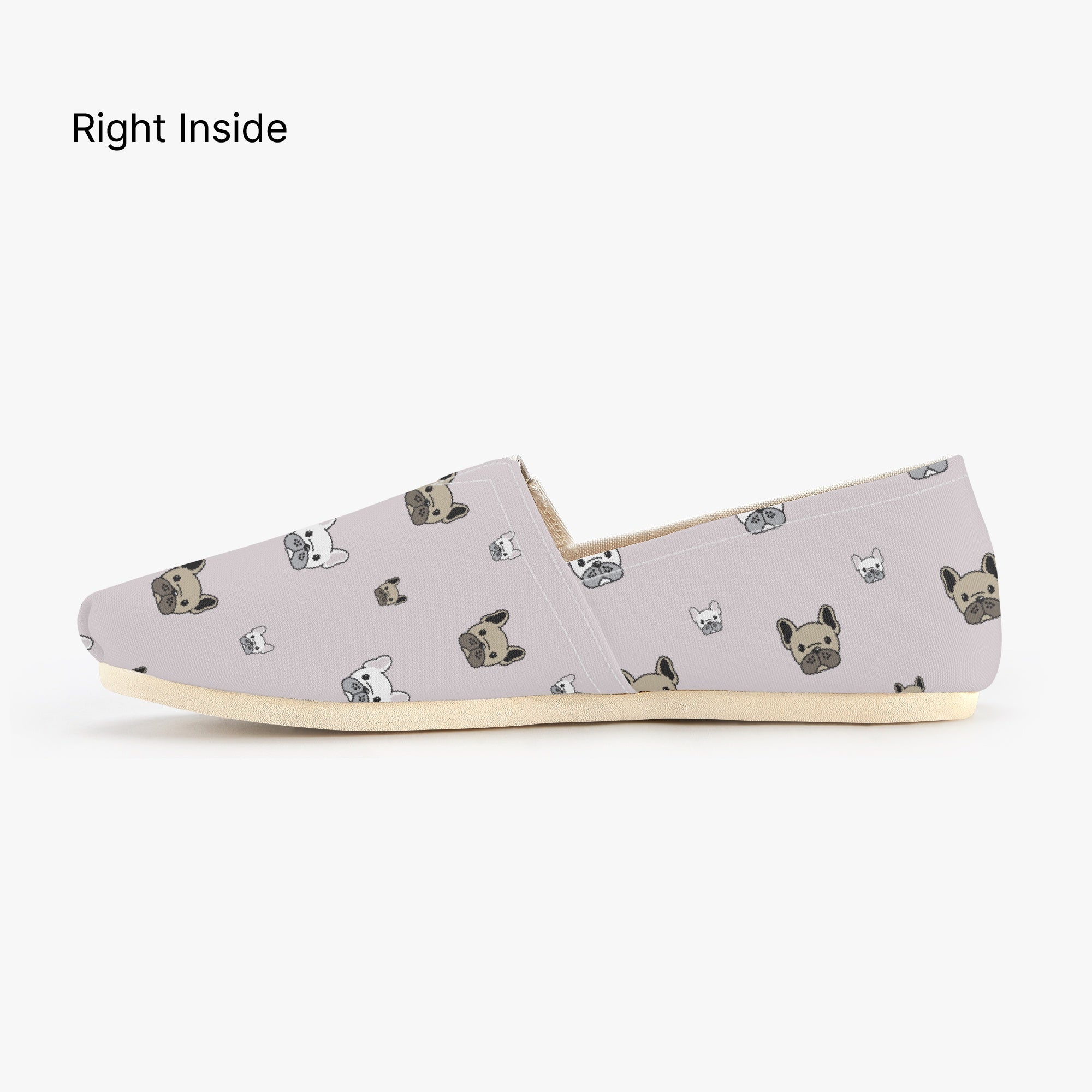 Frenchie-Fan Stylish Fudge - Casual Canvas Shoes for Street Style