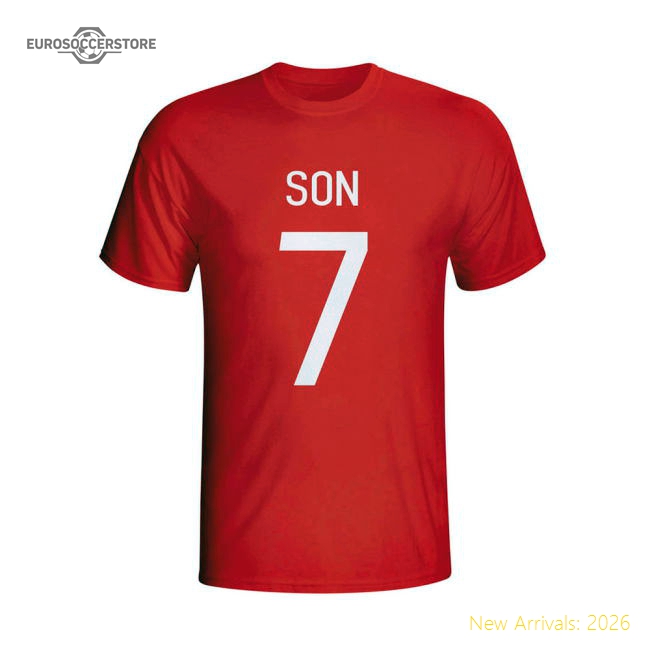 Official Son Heungmin 20242025 Regular Tshirt () Quickdry