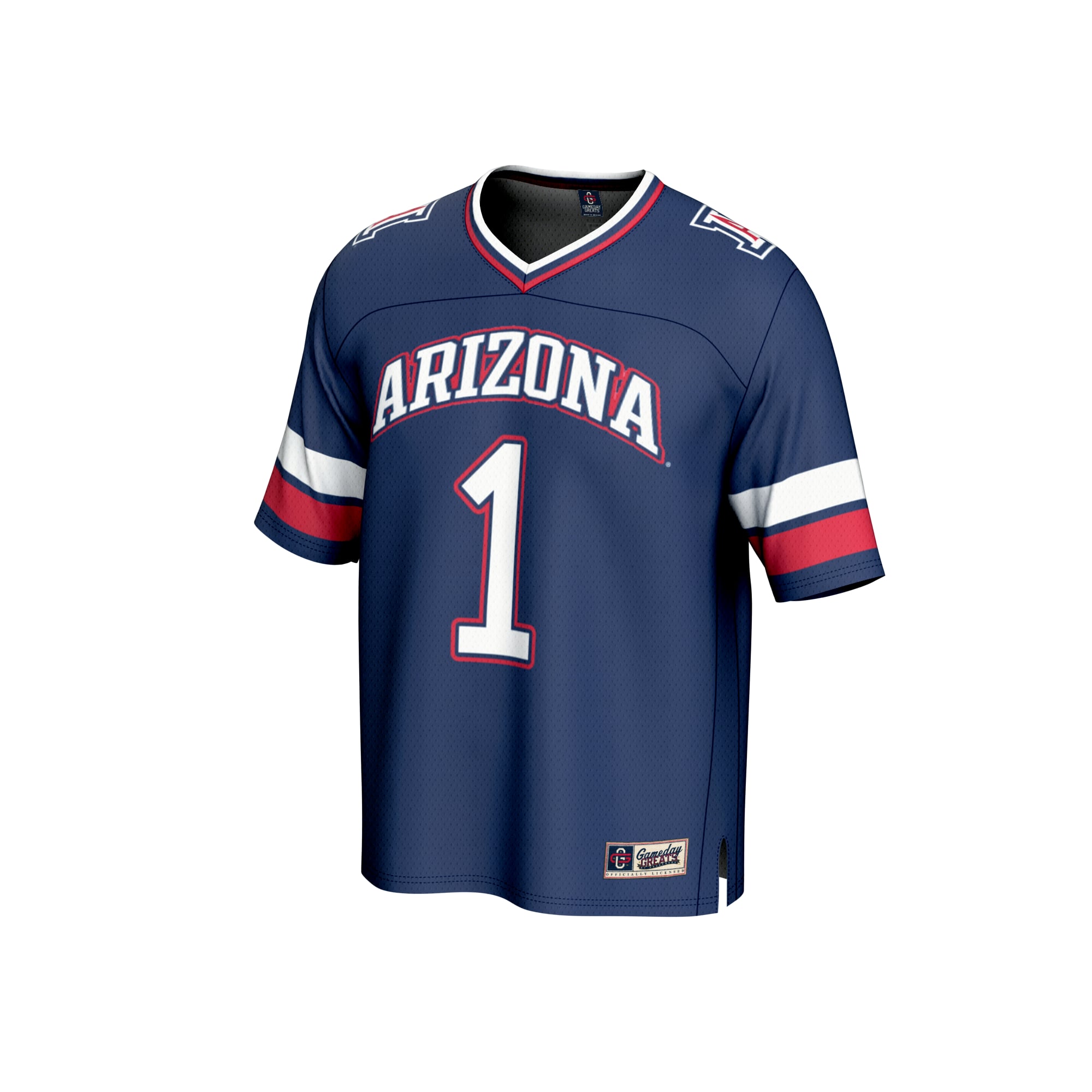 Unisex #1 Navy Arizona Wildcats Collegiate Football Fashion Jersey