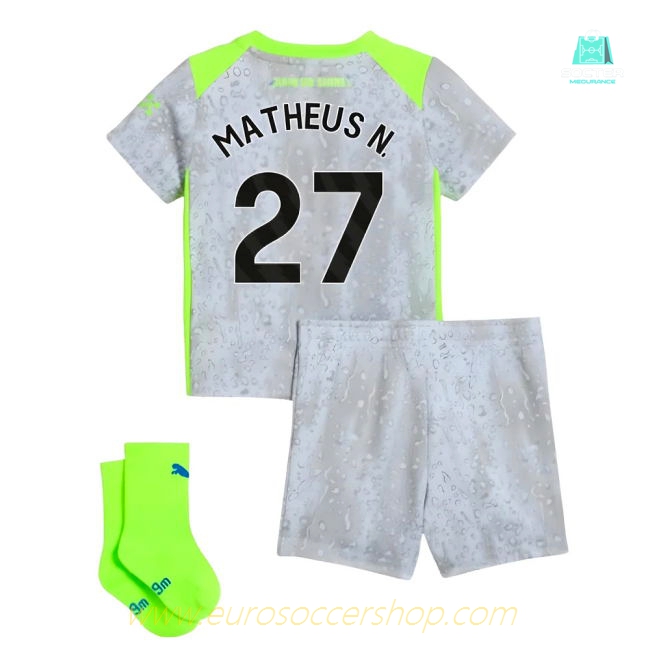 2025-2026 Man City Third Baby Kit (Matheus N. 27)