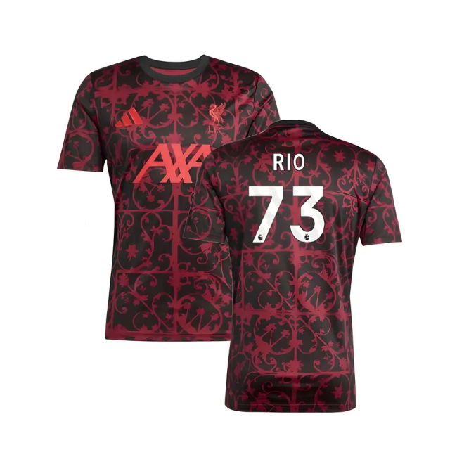 2025-20 Liverpool Home Shirt with Rio 73 L M S