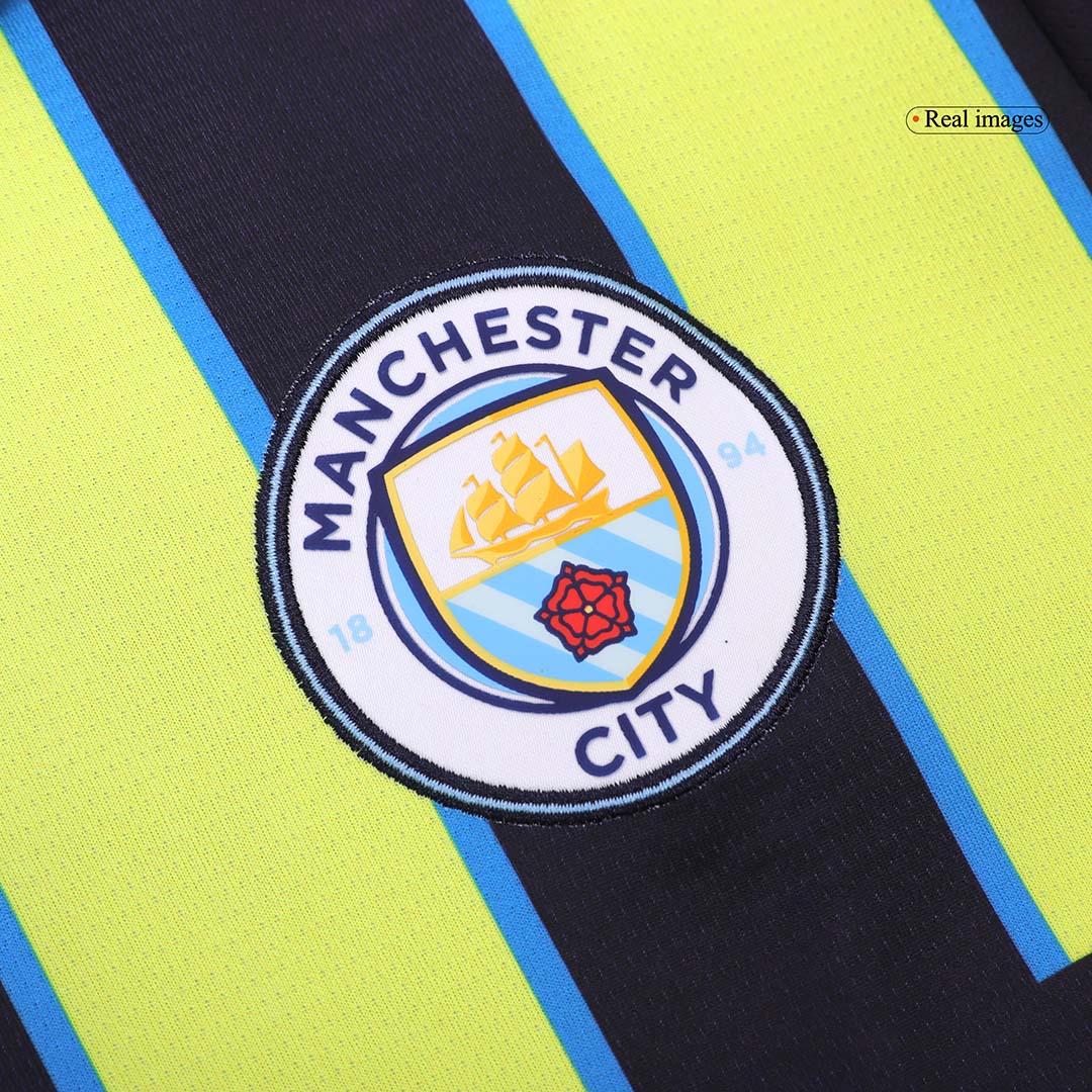 RODRIGO #16 Manchester City Away Soccer Jersey 2024/25 - UCLAuthentic