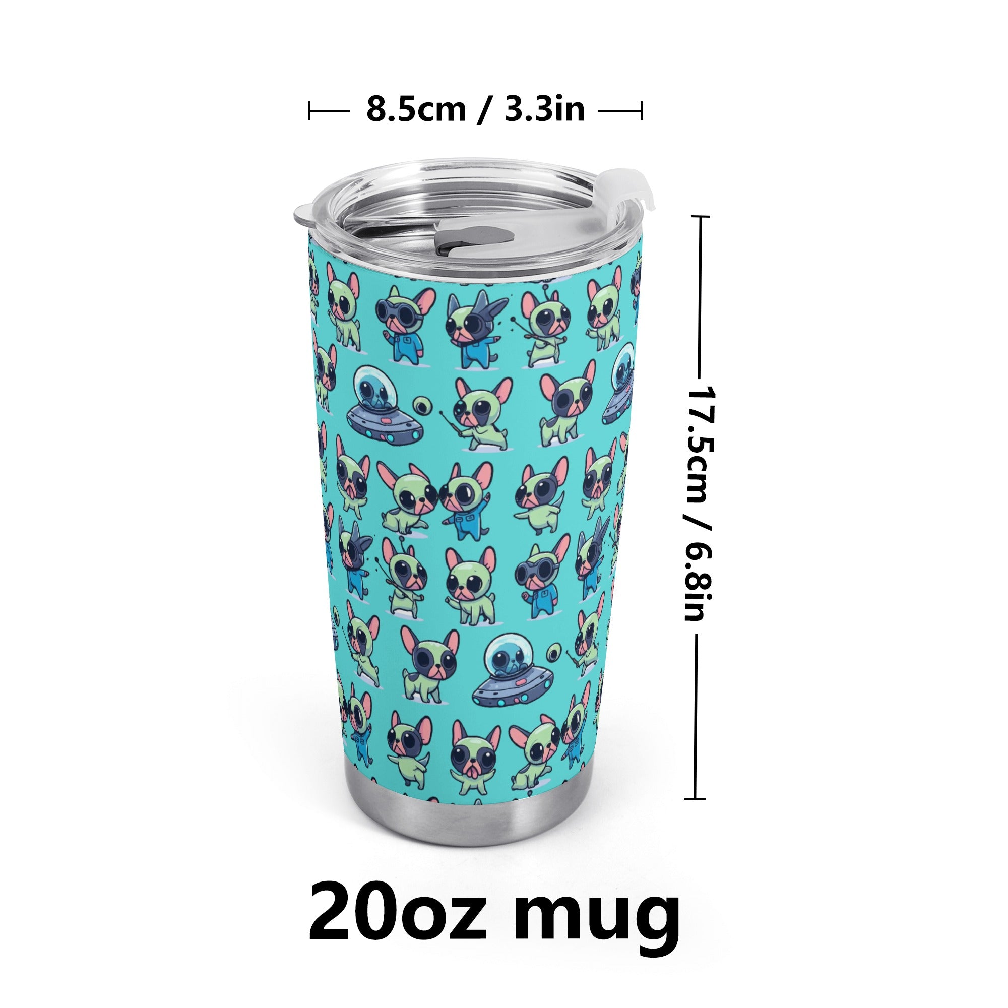 French Bulldog Riley Tumbler Cute Frenchie Essential