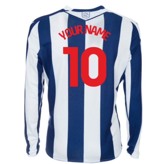 West Brom WBA LS official style Home Shirt 2025-2026 (Adult