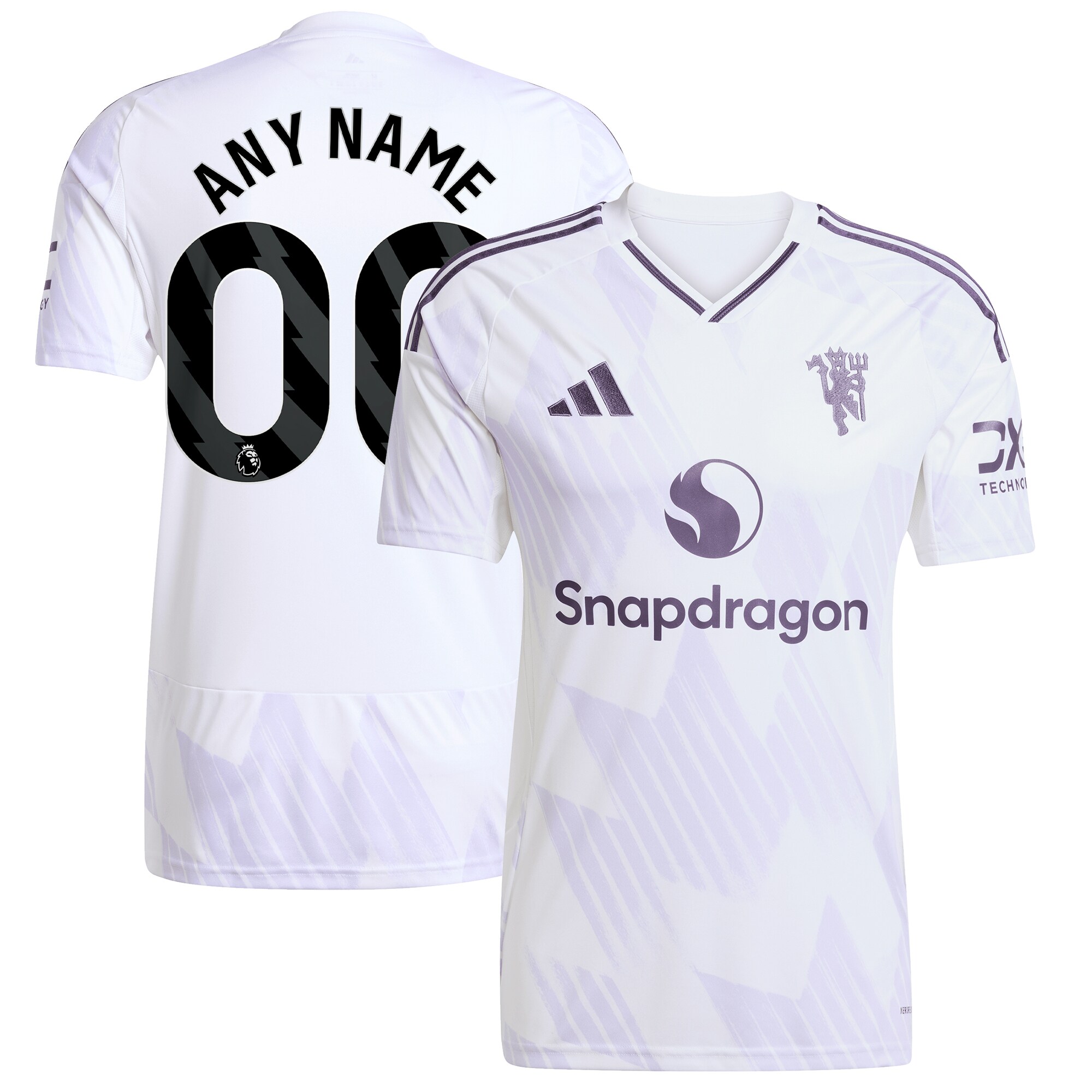 [SJH] Manchester United 2025/26 Away Replica Custom Jersey - White