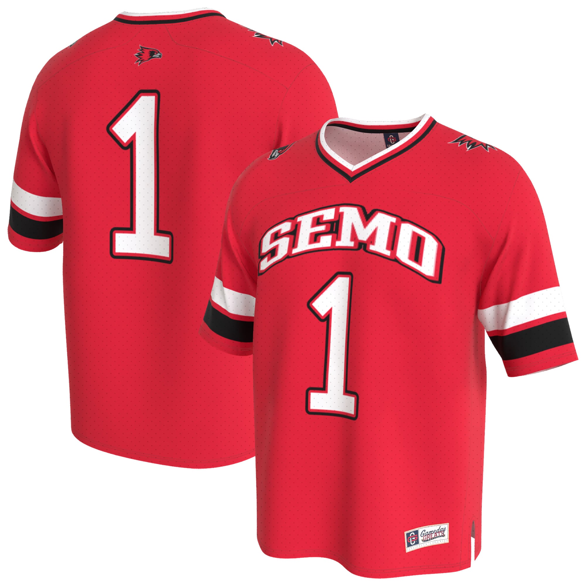 Youth Red SEMO Redhawks Lightweight Collegiate Football Fashion Jersey